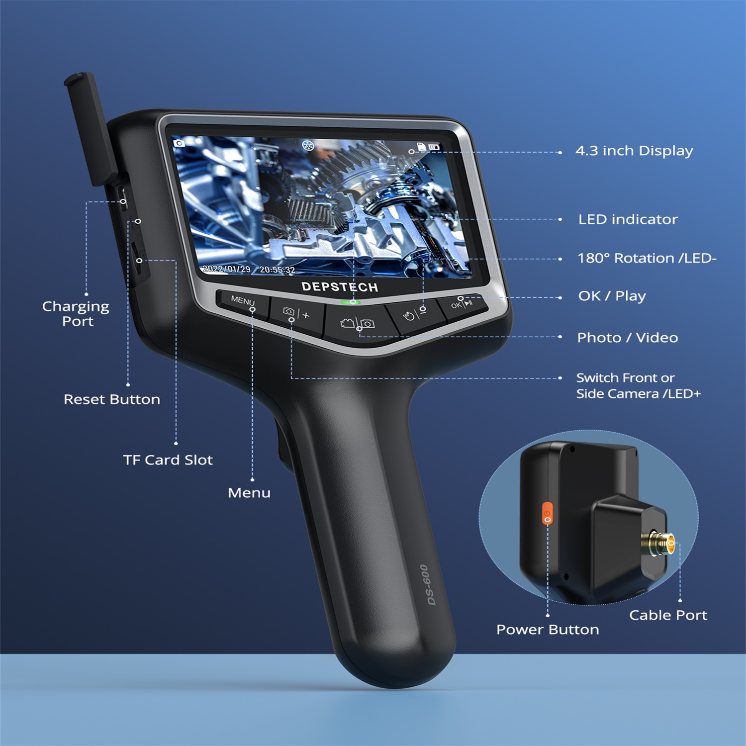 Endoscope camera DS600-DL